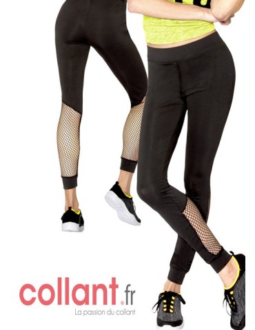 Legging Fitness fantaisie résille