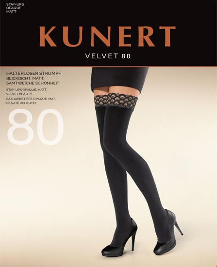 Bas autofixant Velvet 80 de Kunert sur collant.fr
