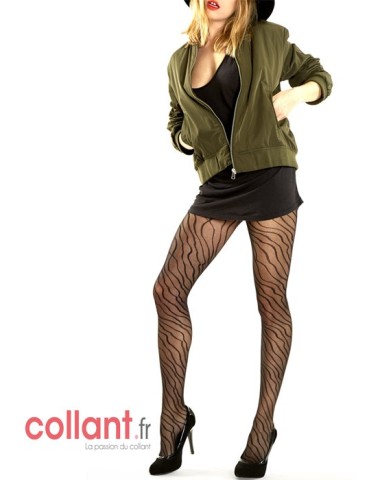 Collant fantaisie zèbre de collant.fr