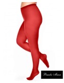COLLANT OPAQUE GRANDE TAILLE rouge marron 50 de Pamela Mann