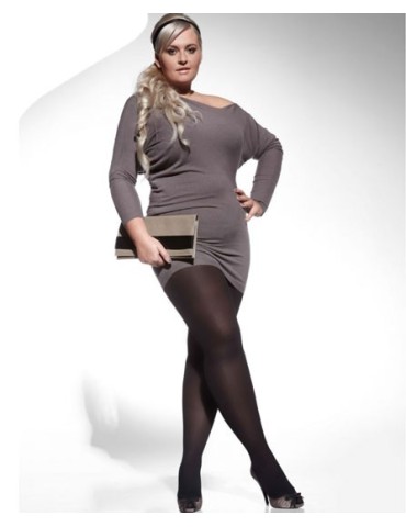 Collant grande taille microfibre AMY Adrian sur collant.fr