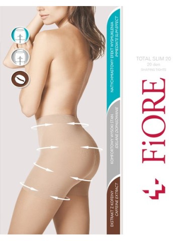 Collant amincissant Total Slim 20 de Fiore sur collant.fr