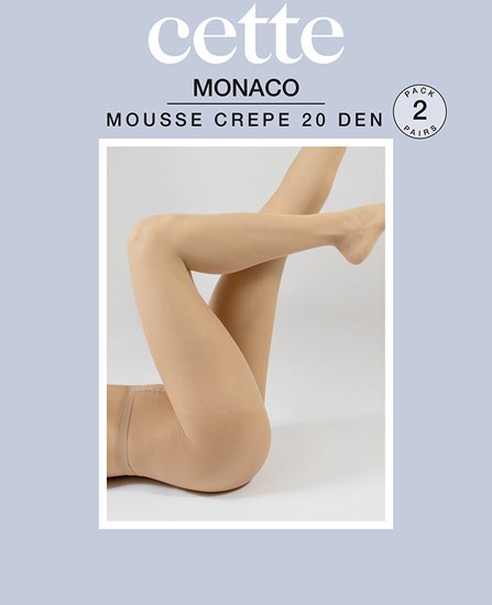 Découvrez le lot de 2 collants mousse Monaco sur