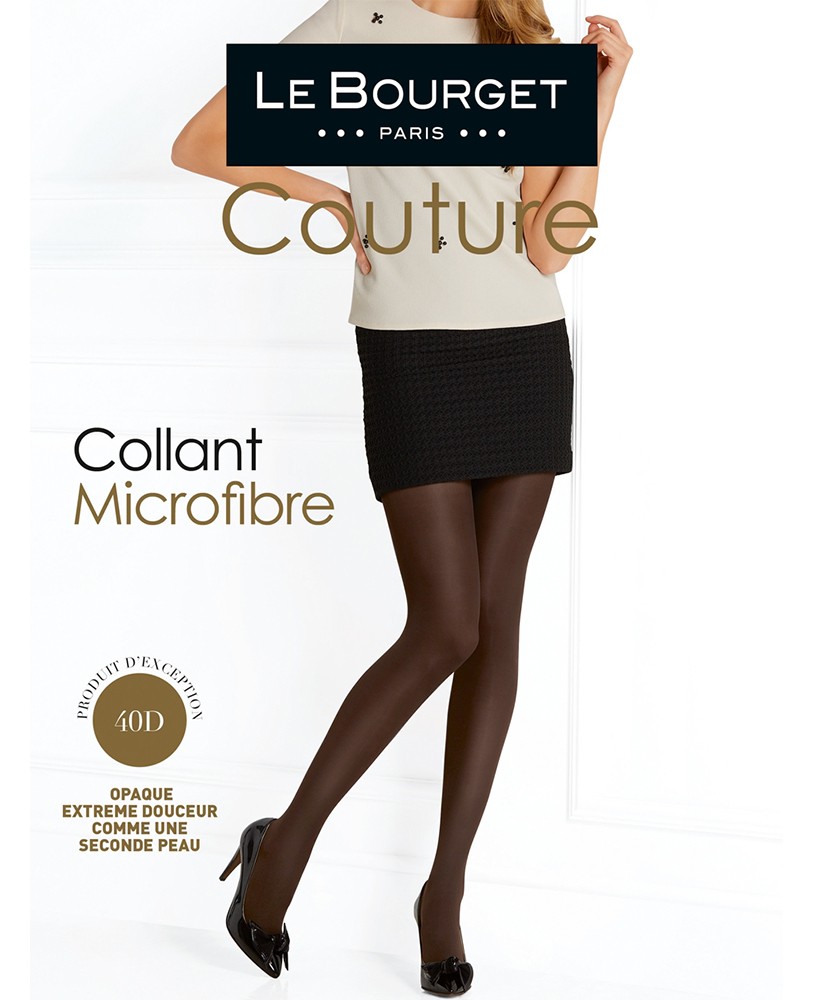 Collant Opaque Noir Microfibre - 50D - VOG Store