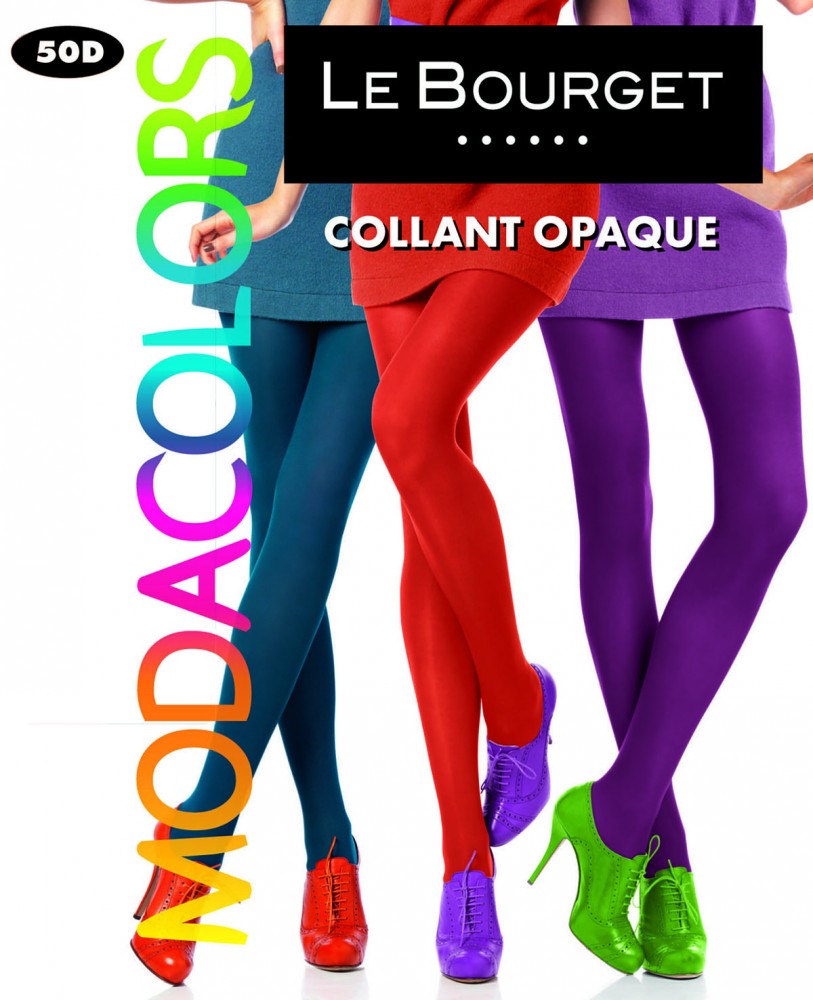 Le bourget Femme Collant Opaque Le Bourget losanges ajouré