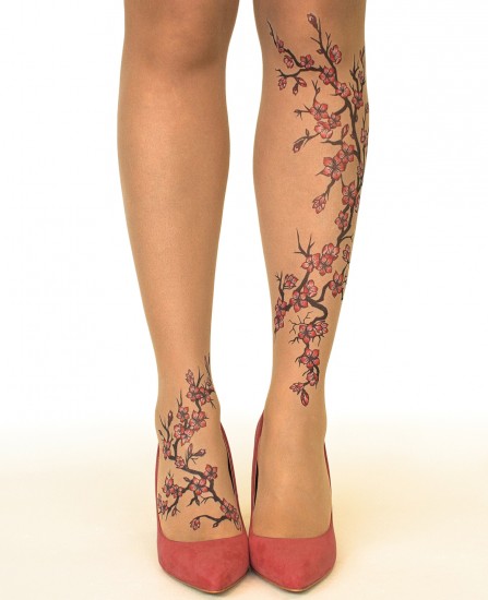 collant tatouage jambe